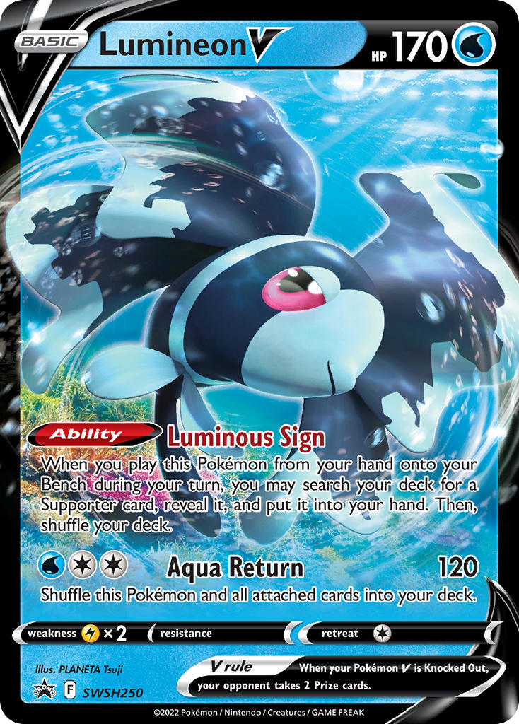 Sword & Shield Promo’s Lumineon V #250